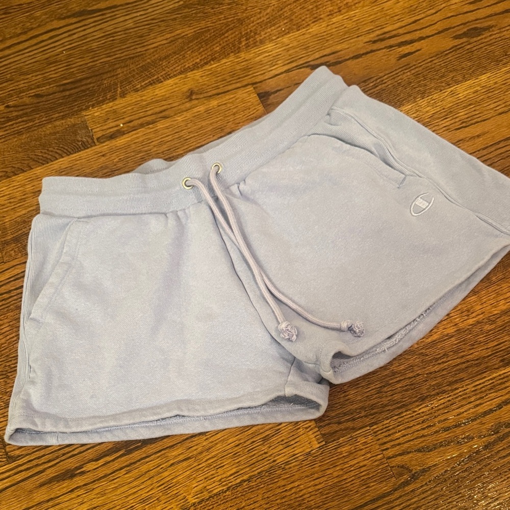 Champion Women's Light Lavender Terry Lounge Shorts